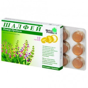 НАТУР ПРОДУКТ ШАЛФЕЙ №12 ПАСТИЛКИ (БАД) [NATUR PRODUKT]