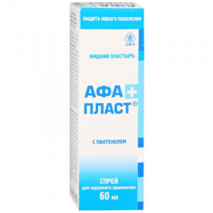 АФАПЛАСТ ЖИДКИЙ ПЛАСТЫРЬ ПАНТЕНОЛ 60Г. СПРЕЙ