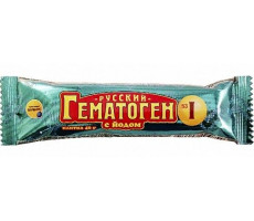 ГЕМАТОГЕН РУССКИЙ ЙОД 40Г. ПЛИТКА /ФАРМ-ПРО/