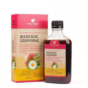 АЛТАЙ-СЕЛИГОР АЛТАЙСКИЙ БАЛЬЗАМ МЕДОВЫЙ ЖЕНСКОЕ ЗДОРОВЬЕ 250МЛ. АЛТАЙ-СЕЛИГОР АЛТАЙСКИЙ БАЛЬЗАМ МЕДОВЫЙ ЖЕНСКОЕ ЗДОРОВЬЕ 250МЛ.