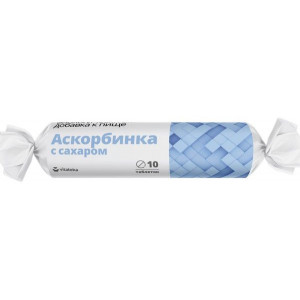 ВИТАТЕКА АСКОРБИНКА 25МГ. САХ. №10 ТАБ. [VITATEKA]