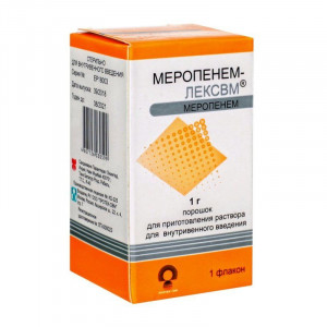 МЕРОПЕНЕМ-ЛЕКСВМ 1Г. №1 ПОР. Д/Р-РА Д/В/В ФЛ. /ПРОТЕК-СВМ/ МЕРОПЕНЕМ-ЛЕКСВМ 1Г. №1 ПОР. Д/Р-РА Д/В/В ФЛ. /ПРОТЕК-СВМ/