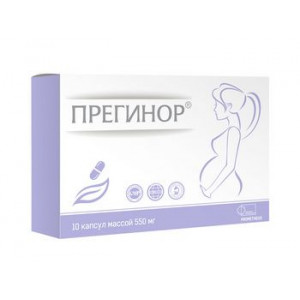 ПРЕГИНОР 550МГ. №10 КАПС. ПРЕГИНОР 550МГ. №10 КАПС.