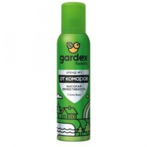 ГАРДЕКС ФЭМИЛИ АЭРОЗОЛЬ-РЕПЕЛЛЕНТ ОТ КОМАРОВ АЛОЭ ВЕРА 150МЛ. [GARDEX]