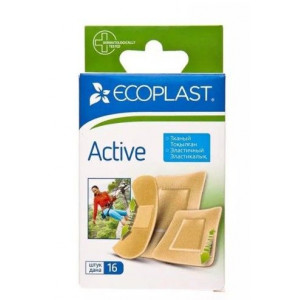 ЭКОПЛАСТ ПЛАСТЫРЬ АКТИВ №16 [ECOPLAST]