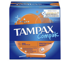 ТАМПАКС ТАМПОНЫ КОМПАК СУПЕР ПЛЮС АППЛ. №16 [TAMPAX]